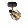 Lampes Vintages & Rétros-Luminaires Lucide Spot de plafond Lucide NILA Noir, 1 lumière