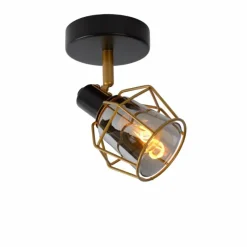 Lampes Vintages & Rétros-Luminaires Lucide Spot de plafond Lucide NILA Noir, 1 lumière