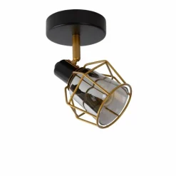 Lampes Vintages & Rétros-Luminaires Lucide Spot de plafond Lucide NILA Noir, 1 lumière