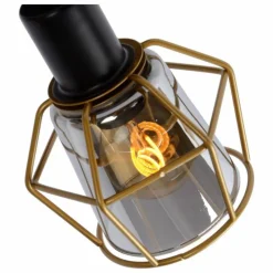 Lampes Vintages & Rétros-Luminaires Lucide Spot de plafond Lucide NILA Noir, 2 lumières