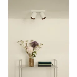Luminaires Lucide Spot de plafond Lucide NIGEL LED Blanc, 2 lumières* Éclairage Led