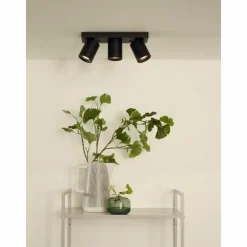 Luminaires Lucide Spot de plafond Lucide NIGEL LED Noir, 3 lumières* Éclairage Led