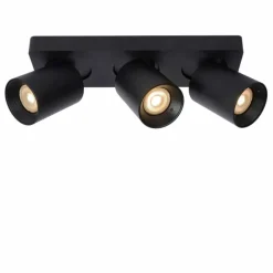 Luminaires Lucide Spot de plafond Lucide NIGEL LED Noir, 3 lumières* Éclairage Led