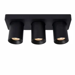 Luminaires Lucide Spot de plafond Lucide NIGEL LED Noir, 3 lumières* Éclairage Led