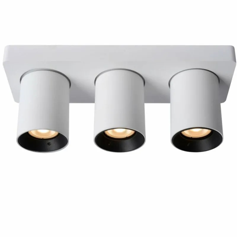 Luminaires Lucide Spot de plafond Lucide NIGEL LED Blanc, 3 lumières* Éclairage Led