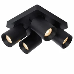 Luminaires Lucide Spot de plafond Lucide NIGEL LED Noir, 4 lumières* Éclairage Led