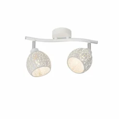 Lampe Turque-Luminaires Lucide Spot de plafond Lucide TAHAR Blanc, 2 lumières