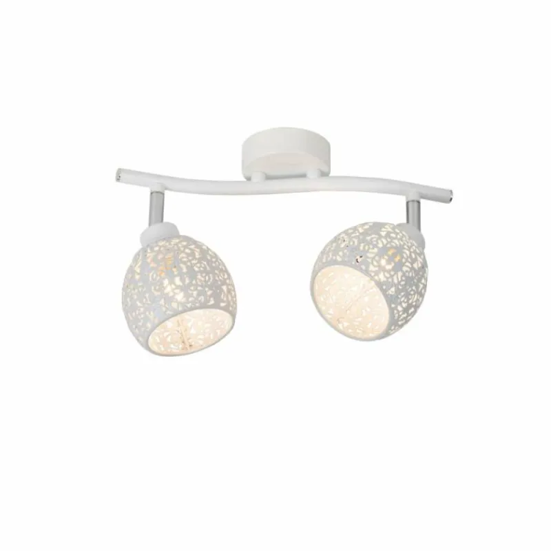 Lampe Turque-Luminaires Lucide Spot de plafond Lucide TAHAR Blanc, 2 lumières