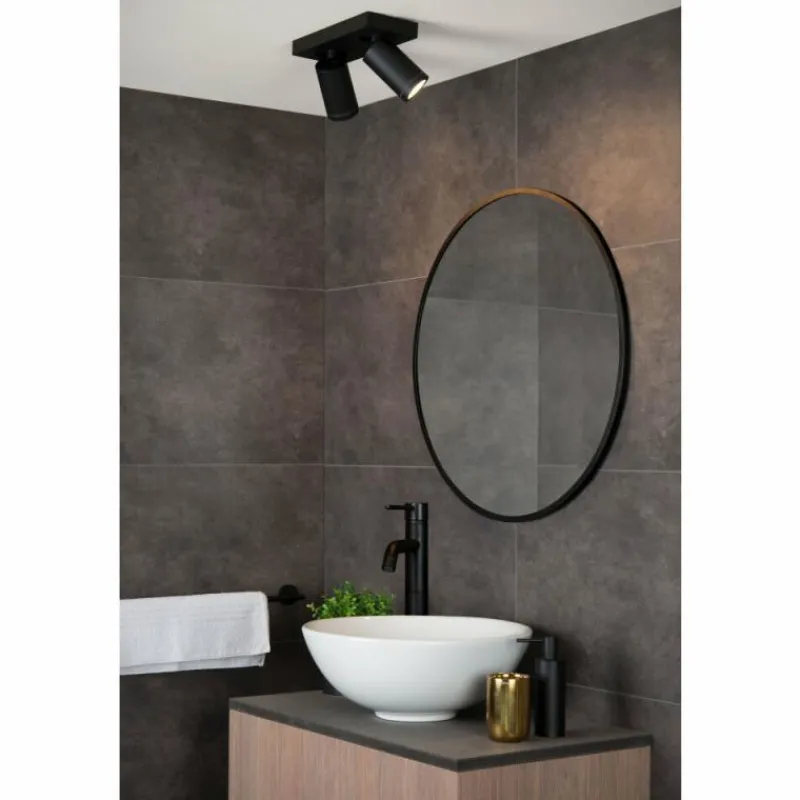 Luminaires Lucide Spot de plafond Lucide TAYLOR LED Noir, 2 lumières* Éclairage Led