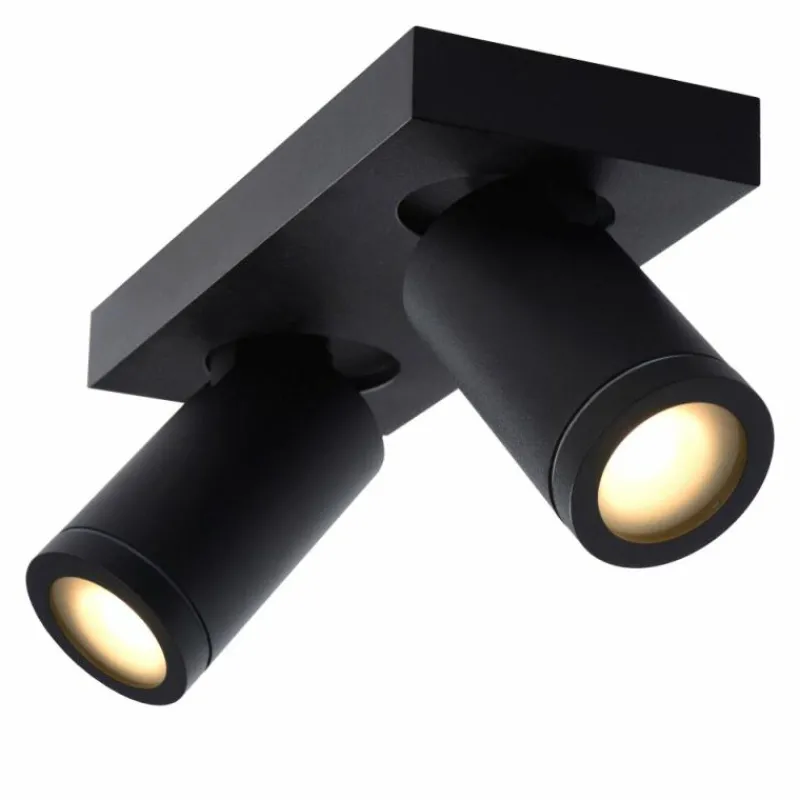 Luminaires Lucide Spot de plafond Lucide TAYLOR LED Noir, 2 lumières* Éclairage Led