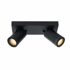 Luminaires Lucide Spot de plafond Lucide TAYLOR LED Noir, 2 lumières* Éclairage Led