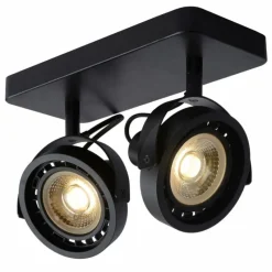 Luminaires Lucide Spot de plafond Lucide TALA LED Noir, 2 lumières* Spots Et Projecteurs