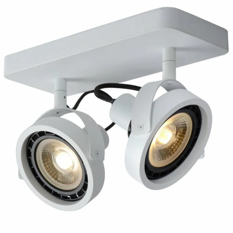 Luminaires Lucide Spot de plafond Lucide TALA LED Blanc, 2 lumières* Spots Et Projecteurs