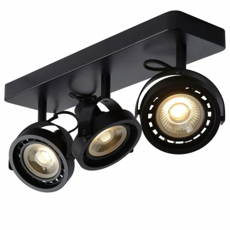 Luminaires Lucide Spot de plafond Lucide TALA LED Noir, 3 lumières* Éclairage Led