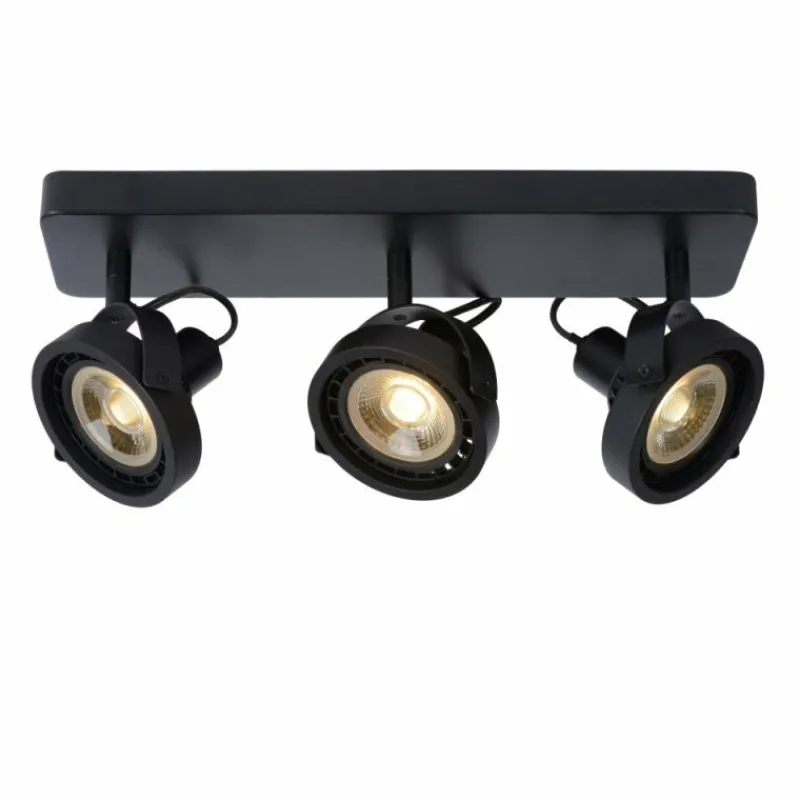 Luminaires Lucide Spot de plafond Lucide TALA LED Noir, 3 lumières* Éclairage Led