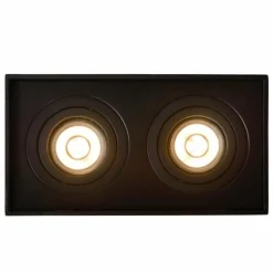 Luminaires Lucide Spot de plafond Lucide TUBE Noir, 2 lumières* Downlights