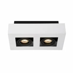 Luminaires Scandinaves-Luminaires Lucide Spot de plafond Lucide XIRAX LED Blanc, 2 lumières