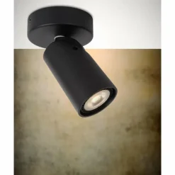 Luminaires Scandinaves-Luminaires Lucide Spot de plafond Lucide XYRUS LED Noir, 1 lumière