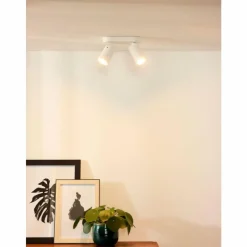 Luminaires Scandinaves-Luminaires Lucide Spot de plafond Lucide XYRUS LED Blanc, 2 lumières