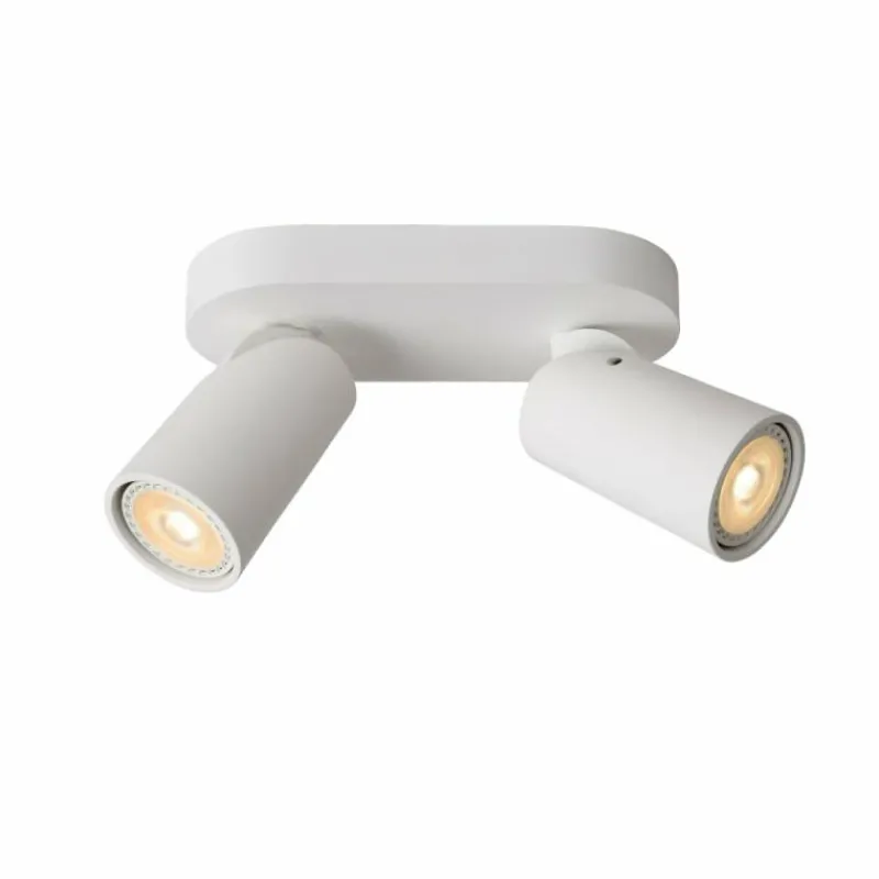 Luminaires Scandinaves-Luminaires Lucide Spot de plafond Lucide XYRUS LED Blanc, 2 lumières