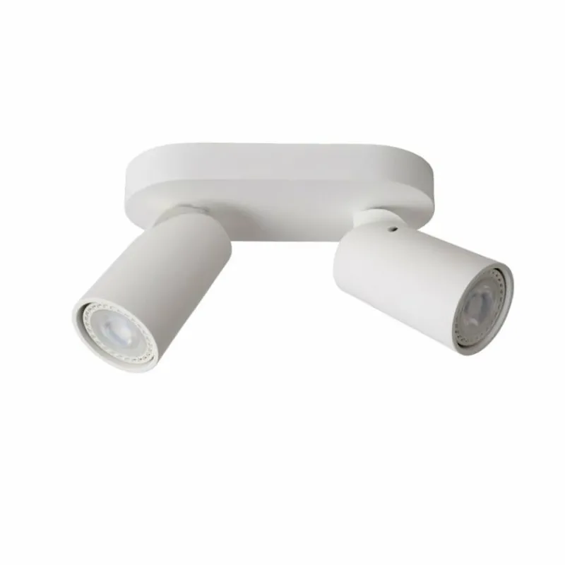 Luminaires Scandinaves-Luminaires Lucide Spot de plafond Lucide XYRUS LED Blanc, 2 lumières