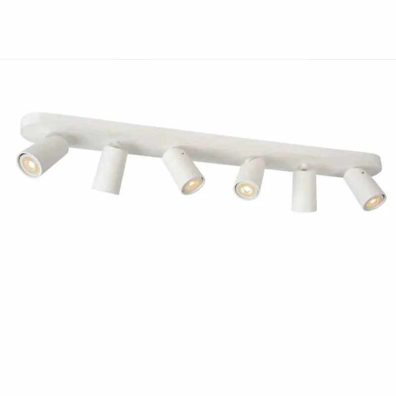 Luminaires Scandinaves-Luminaires Lucide Spot de plafond Lucide XYRUS LED Blanc, 6 lumières