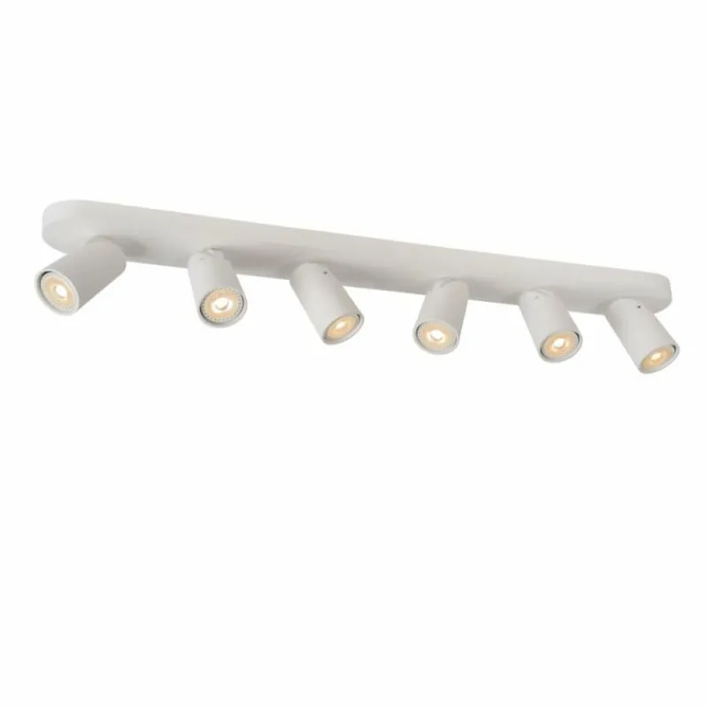 Luminaires Scandinaves-Luminaires Lucide Spot de plafond Lucide XYRUS LED Blanc, 6 lumières