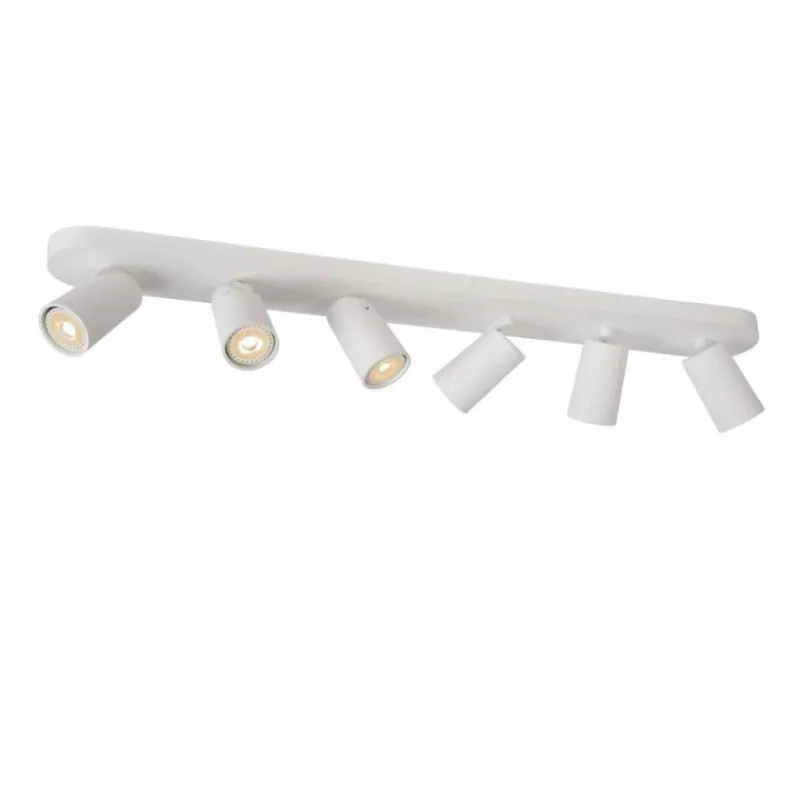 Luminaires Scandinaves-Luminaires Lucide Spot de plafond Lucide XYRUS LED Blanc, 6 lumières