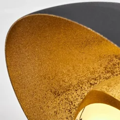 Lampes Dorées-hofstein Spot de plafond Neiden Noir doré, 2 lumières