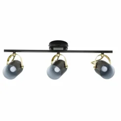 Lampes Industrielles-Luminaires Nordlux Spot de plafond Nordlux LOTUS Noir, 3 lumières