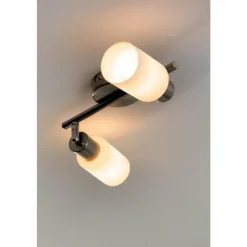 Luminaires Rustiques-Luminaires Reality Spot de plafond Reality Acier inoxydable, Blanc