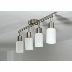 Luminaires Reality Spot de plafond Reality Acier inoxydable, Blanc, 4 lumières