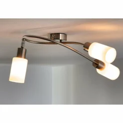 Luminaires Reality Spot de plafond Reality MARS Acier inoxydable, Blanc, 3 lumières