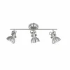 Lampes Industrielles-Luminaires Reality Spot de plafond Reality Nickel mat, 3 lumières