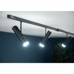 SCHÖNER WOHNEN-Kollektion Spot de plafond SCHÖNER-WOHNEN-Kollektion HV-Track Lina Stina LED Noir, 1 lumière* Éclairage Led