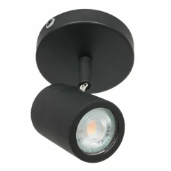 Luminaires Steinhauer Spot de plafond Steinhauer Upround LED Noir, 1 lumière* Éclairage Led