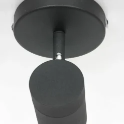 Luminaires Steinhauer Spot de plafond Steinhauer Upround LED Noir, 1 lumière* Éclairage Led