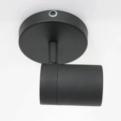 Luminaires Steinhauer Spot de plafond Steinhauer Upround LED Noir, 1 lumière* Éclairage Led