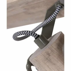 Lampes Industrielles-Luminaires Steinhauer Spot de plafond Steinhauer Gearwood Vert, Bois foncé, 4 lumières