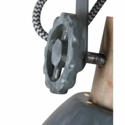 Lampes Industrielles-Luminaires Steinhauer Spot de plafond Steinhauer Gearwood Gris, Bois foncé, 4 lumières