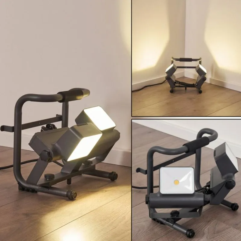 hofstein Spot d'extérieur Dyndved LED Gris, 2 lumières