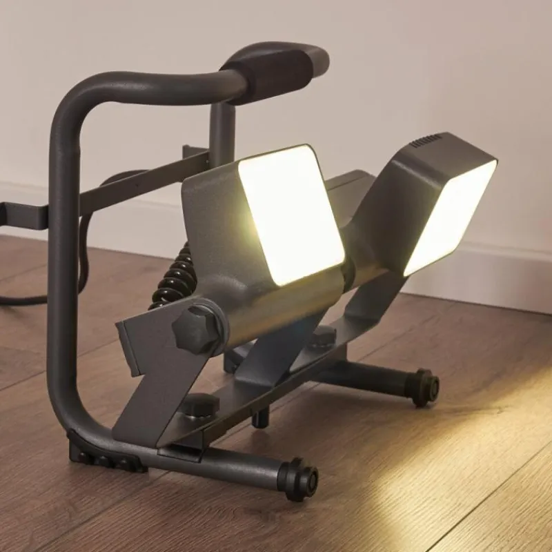 hofstein Spot d'extérieur Dyndved LED Gris, 2 lumières