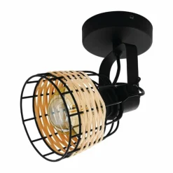 Style Boho-Chic-Luminaires Eglo Spot Eglo ANWICK 1 Noir, 1 lumière