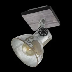 Lampes Vintages & Rétros-Luminaires Eglo Spot Eglo BARNSTAPLE Brun, 1 lumière