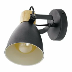 Lampes Vintages & Rétros-Luminaires Eglo Spot Eglo COSWARTH Anthracite, Brun, Blanc, 1 lumière