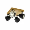 Lampes Vintages & Rétros-Luminaires Eglo Spot Eglo GATEBECK Brun, 4 lumières