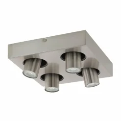 Luminaires Eglo Spot Eglo ROBLEDO Nickel mat, 4 lumières* Éclairage Led