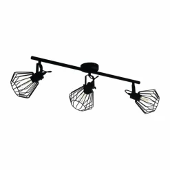 Luminaires Eglo Spot Eglo TABILLANO Noir, 3 lumières* Spots Et Projecteurs