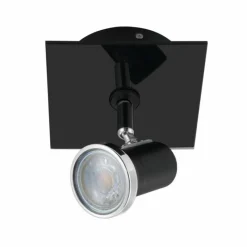 Luminaires Eglo Spot Eglo TAMARA 1 LED Chrome, Noir, 1 lumière