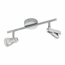 Luminaires Eglo Spot Eglo TIBERIO LED Chrome, 2 lumières* Éclairage Led